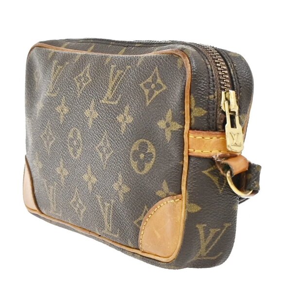 LOUIS VUITTON Marly Dragonne PM Clutch Hand Bag Monogram Leather M51827 63EF201 - Picture 4 of 16